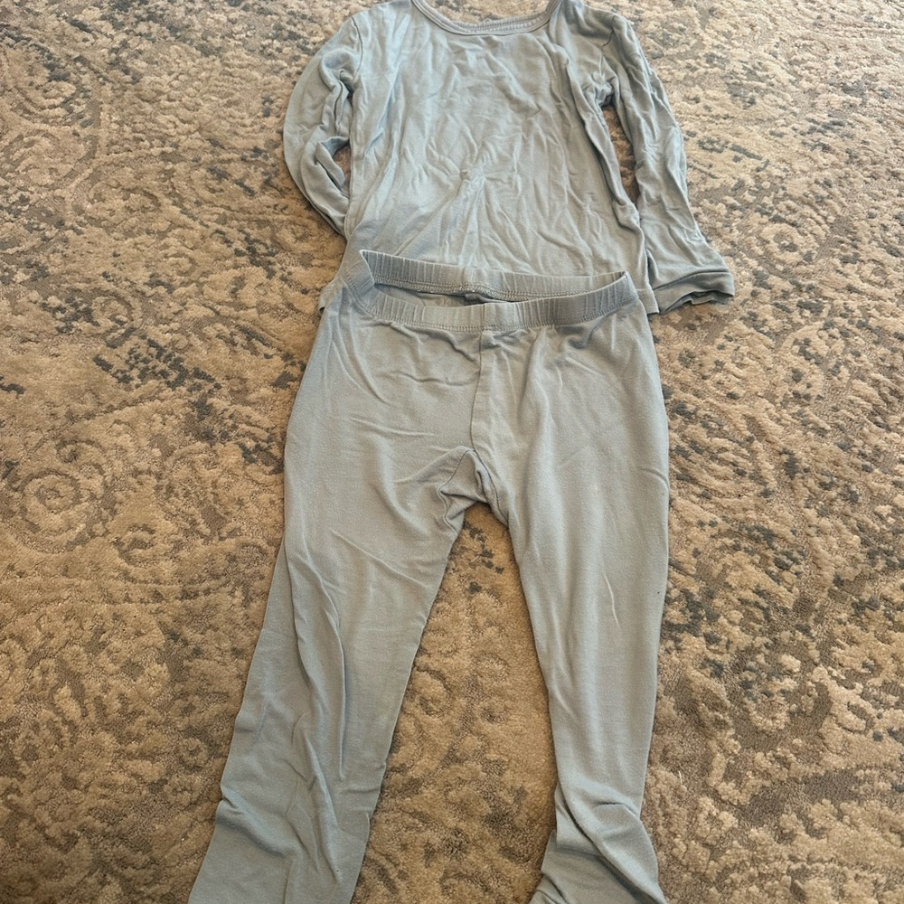 Kyte BABY Light Blue Toddler Pajama Set - Long Sleeve Top & Pants